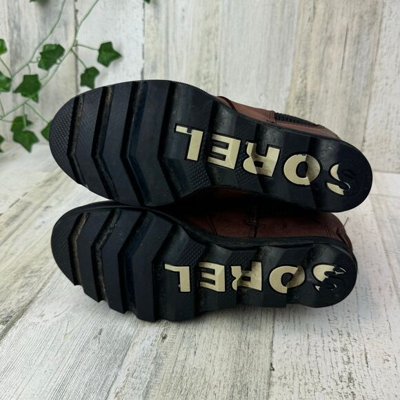 SOREL Joan of Arctic Women Wedge II Chelsea Waterproof Boots 8 - Picture 6 of 7